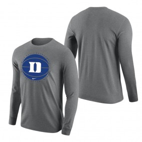 Duke Blue Devils Nike Basketball Long Sleeve T-Shirt Gray