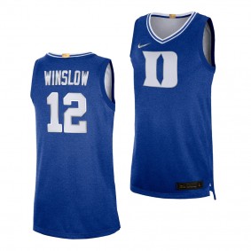 Duke Blue Devils Justise Winslow Royal 100th Anniversary Men's Rivalry Limited Jersey