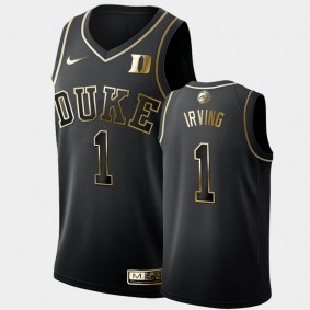 Duke Blue Devils Kyrie Irving Black 2019 Golden Edition History Player Jersey NCAA Basketball